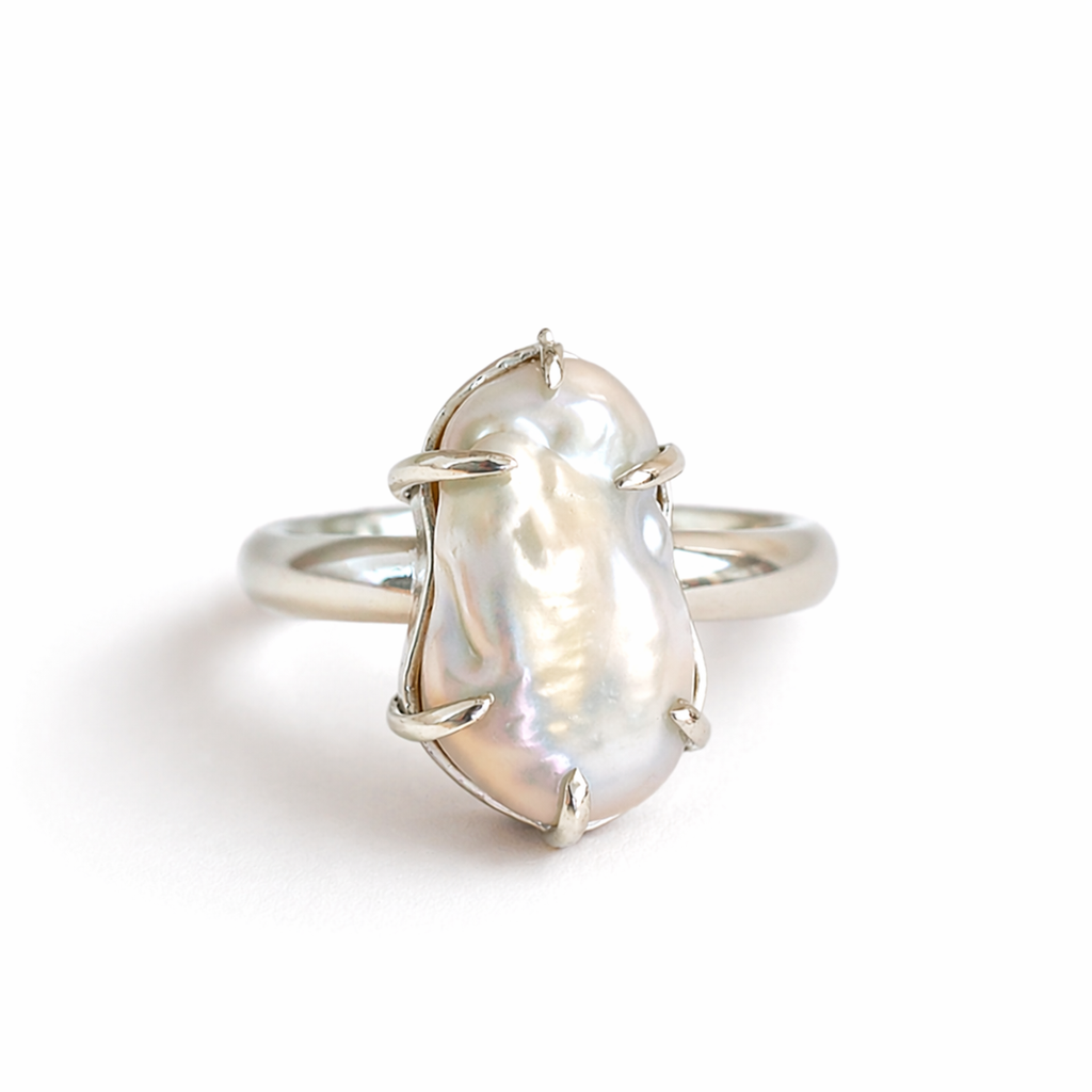 Pearl Claw Ring